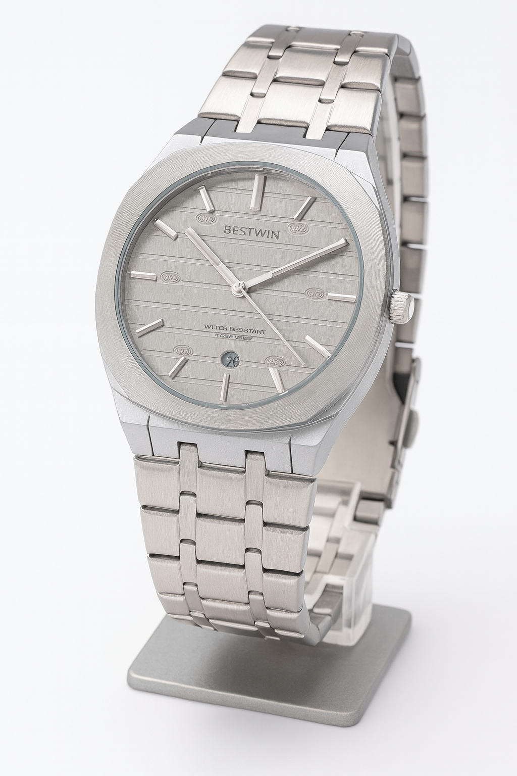 Bestwin Ultra slim watch with butterfly lock