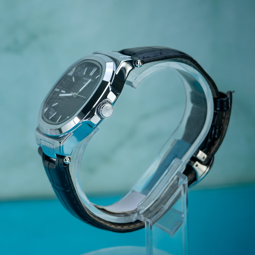 Patek Philipe Leather Strap (black)